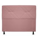 Cabeceira king monaco 195cm suede rosê