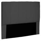 Cabeceira King Ravenna Suede Preta