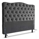 Cabeceira King Size Cama Box Casal Estofada 1,98 M Realeza Cabeceira King Size Cama Box Casal Estofada 1,98 M Realeza