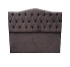 Cabeceira King Suede Marrom