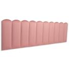 Cabeceira King Veludo 200x60 Cama Box Modulada Nuvem