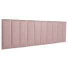 Cabeceira King Veludo 200x60 Cama Box Modulada Reta