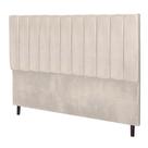Cabeceira Leblon Para Cama Box Casal 144 cm Suede - SSX Multicoisas Cabeceira Leblon Para Cama Box Casal 144 cm Suede - SSX Multicoisas