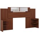 Cabeceira Lisi com 2 Mesas de Cabeceira e Espelhos 100% MDF PM Home