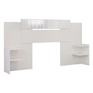 Cabeceira Lisi com Kit 2 Espelhos MDF