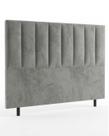 Cabeceira Luzzi Decor Para Cama Box Viúva Tamanho 1.28 Suede Cinza