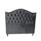 Cabeceira madri 1,40cm - tecido luxo cinza 10