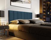 Cabeceira Madri Cama Casal Queen 1,60m Azul