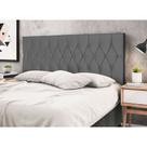 Cabeceira Madri Chumbo Estofada para Cama Box Casal 144Cm Quarto Luxo JBE Móveis