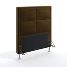 Cabeceira Maia 90 Modulada Estofada N-027 Veludo Marrom Chocolate Aradecor Cabeceira Maia 90 Modulada Estofada N-027 Veludo Marrom Chocolate Aradecor
