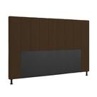 Cabeceira Malibu Para Cama Box Queen 160 cm Suede - D'Rossi Cabeceira Malibu Para Cama Box Queen 160 cm Suede - D'Rossi