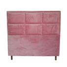 Cabeceira Marselha Casal 140 cm MDP Estofados - Rosa 07 Cabeceira Marselha Casal 140 cm MDP Estofados - Rosa 07