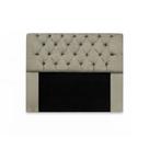 Cabeceira Mirage Solteiro 90 cm Suede Bege