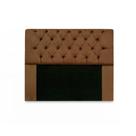 Cabeceira Mirage Solteiro 90 cm Suede Marrom