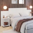 Cabeceira Moderna Ajustável com nichos 100% MDF - Pronta Entrega