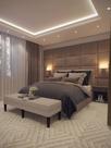 Cabeceira Modulada Adesiva Suede Cappucino (8 Placa)
