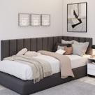 Cabeceira Modulada Estofada Em L Kit 15 Unidades 45x20