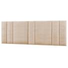 Cabeceira Modulada King 200 Cm Com Led Linho Bege Vconcept