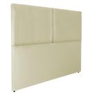 Cabeceira Modular Estofada Para Cama Luxo Clean material sintético RBL
