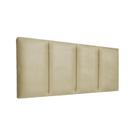 Cabeceira Módulos Almofadada Para Cama Luxo Clean Linho RBL