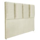 Cabeceira Módulos Almofadada Para Cama Luxo Clean Suede RBL
