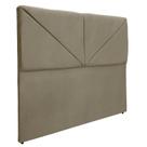 Cabeceira Módulos V Almofadada Para Cama Luxo Clean Suede RBL