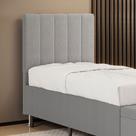 Cabeceira Nashira 90 / N-038 Bouclê Cinza Aradecor