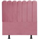 Cabeceira Nuvem Cama Box Casal 140 Cm Alanis Suede Rosa Cabeceira Nuvem Cama Box Casal 140 Cm Alanis Suede Rosa