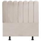 Cabeceira Nuvem Cama Box Solteiro 90 cm Alanis Suede Bege Cabeceira Nuvem Cama Box Solteiro 90 cm Alanis Suede Bege