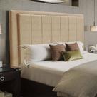 Cabeceira Opala Cama Box King 193cm Linho - SSX Multicoisas
