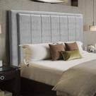 Cabeceira Opala Cama Box King 193cm Linho - SSX Multicoisas
