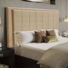 Cabeceira Opala Cama Box Queen 160cm Linho - SSX Multicoisas
