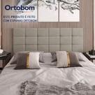 Cabeceira Painel Bia Estofada Queen Bege Suede 1,60m - PC MÓVEIS Cabeceira Painel Bia Estofada Queen Bege Suede 1,60m - PC MÓVEIS