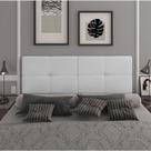 Cabeceira Painel Cama Box Casal 1,40 Estofada Suspensa Dobrável MÉXICO - Branco