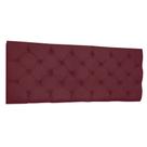 Cabeceira Painel Capitonê Solteiro 0,90m Jade Suede Marsala - Pallazio