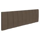 Cabeceira Painel Casal 1,40m Holanda Linho Marrom - Pallazio
