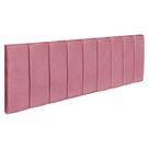 Cabeceira Painel Casal 1,40m Holanda Suede Rosa - Pallazio