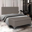 Cabeceira Painel Casal Estofada Para Cama Box King Size 198 Cm Iza Com Puff Baú Calçadeira Iza Cabeceira Painel Casal Estofada Para Cama Box King Size 198 Cm Iza Com Puff Baú Calçadeira Iza