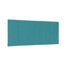 Cabeceira Painel Clean de Cama Box Casal 138 cm Inspire House Suede Veludo Azul Cabeceira Painel Clean de Cama Box Casal 138 cm Inspire House Suede Veludo Azul