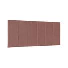Cabeceira Painel Clean de Cama Box Casal 138 cm Inspire House Suede Veludo Rosê Cabeceira Painel Clean de Cama Box Casal 138 cm Inspire House Suede Veludo Rosê