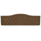 Cabeceira Painel Decorativo Realeza Queen 160cm Estofado Marrom