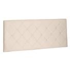 Cabeceira Painel Estofada Cama Box Casal King Tânia 195cm Suede Bege - Desk Design