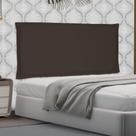 Cabeceira Painel Estofada Cama Box Casal King Veneza 195cm Suede Café - Abmaza