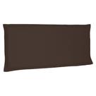 Cabeceira Painel Estofada Cama Box Casal King Veneza 195cm Suede Café - Desk Design