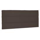 Cabeceira Painel Estofada Cama Box Casal Queen La Italian 160cm Suede Café - Desk Design