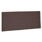 Cabeceira Painel Estofada Cama Box Casal Queen Tânia 160cm Suede Café - Desk Design