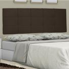 Cabeceira Painel King Lia Slim 195 Cm Suede Marrom