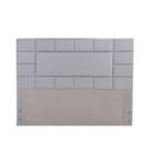 Cabeceira / Painel Londres para cama SOLTEIRO PADRÃO Corino Branco - 088x70