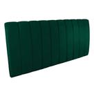 Cabeceira Painel Olivia Queen 160 cm Veludo Verde Esmeralda - D'Rossi