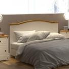Cabeceira Painel Queen Smile Creme/Carvalho